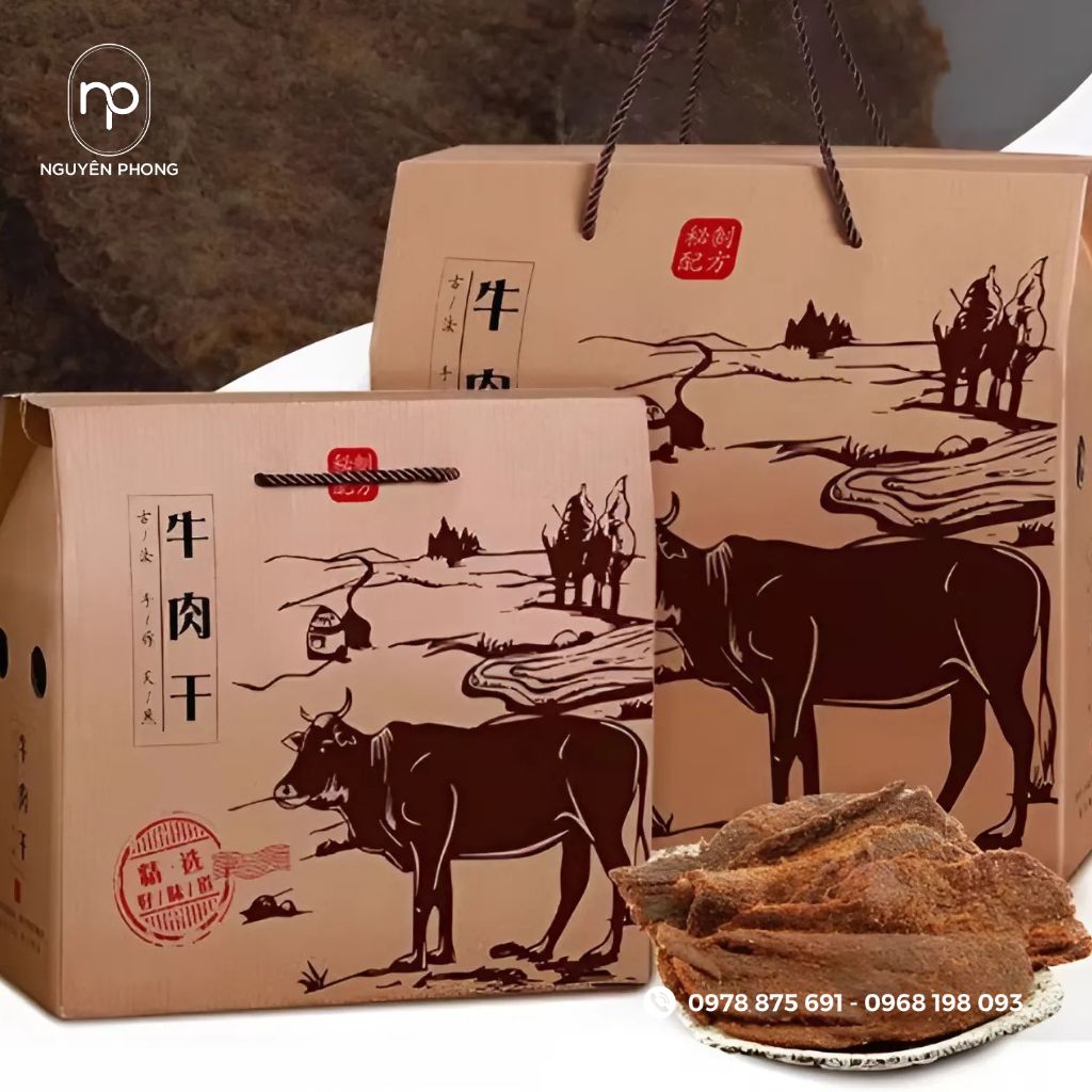 Xu hướng thiết kế hộp đựng khô bò ngày nay